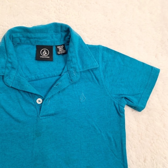 Volcom | Polo Short Sleeve Shirt Boys Size 4 Collared - Picture 7 of 9